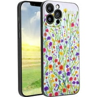 Divlja cvijeća - telefon, deginirani za iPhone PRO MA Case Muške žene, Fleksibilna silikonska udarna futrola za iPhone Pro Max