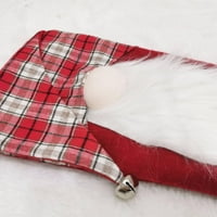 Božićne čarape, velike Xmas čarape ukras, gnome uzorak poklon torbe Candy torbice za Xmas Holiday party