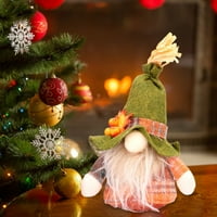 Old Man Božićni mini lutka, ukrasi gnoma gnome xmas stojeći ukras lutke