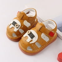 DMQupv Cipele za dječje djevojke cipele Baotou cipele koje zove dječake za bebe s mekom kojom se snimaju na cipelama s cipelama smeđe 15
