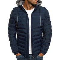 Muška jakna s kapuljačom pune pamučne jakne pamučne jakne na puffer jakna Outerwen Casual Topli zimski