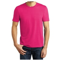 Žuti pijetao muški savršeni tri poliester pamučni rajon majice fuchsia frost 2xl