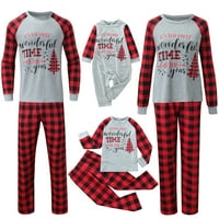 Moćno postavljeno Božićne pidžame Dugih rukava Porodična okupljanja Pajamas Party Sleep Bagewer Top