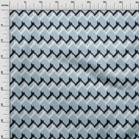 Onuone poliester Lycra tkanina Chevron Geometrijska tiskana tkanina od dvorišta široka