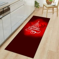 Božićni kućni tepih Christmas Doormat Winter Xmas Holiday Soft Floor Mat flanel tepih 50 *