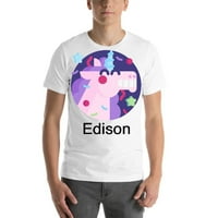 3xl Edison Party Jedins Short Shoeve Pamučna majica po nedefiniranim poklonima