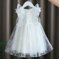Bajka tulle haljina bez rukava elegantna odjeća za djecu dječje djevojke djevojke leptir haljine 110