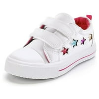 Bocca Toddler Girls Mekane pješačke tenisice Bijele zvijezde cipele veličine 9