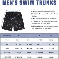 Zando Beach Swim trunks muškarci Brzo suhe mrežne ploče Spuštajuće kratke hlače za ljeto kupaće odijelo