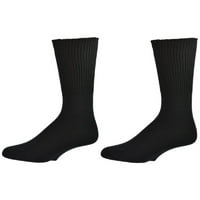 Sierra Socks Health Diabetic Wide Calf pamučna posada Muški par