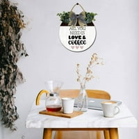 Eveokoki 11 Sve što trebate je ljubav i kava kafe bar za kafu rustikalna seoska kuća Drvena runda retro