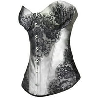 Modni ženski seksi vintage 1920S renesansna čipkasti košulje Corset Busteier čipka gore kostim prenamjenski gotički donje rublje