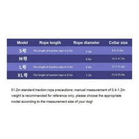 Fovien pse povodac, izdržljiv konop klizni ovratnik za prigušivanje psa - Izuzetno udobna ručka bez