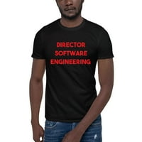 Crveni direktor Softverski inženjering kratkih rukava pamučna majica po nedefiniranim poklonima