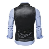 Jakne za muškarce Muški prsluk sa jednim grudima gilet fit prozračan poslovni casual Streetweark jakna