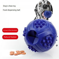 Prilično comy interaktivne igračke pse loptama izdržljiva pasa žvaka tretiraju kugličnu hranu za čišćenje za zube, prikladna za male srednje velike pse plave boje