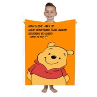Djeca WINNIE Pooh grafički flanel baca za kauč za krevet mekane flanel pokrivače bacanje pokrivača za