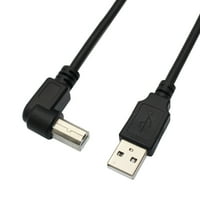 6ft desni ugao USB kabl za: Citizen CT-S310ii termički POS štampač-ispravni ugao USB i serijski CT-S310II-U-BK - crni
