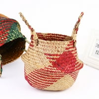 Tkani posteljina košarica za skladištenje Višenamjenska cvijeća vaza dvostruko zadebljano ručice za odlaganje bin