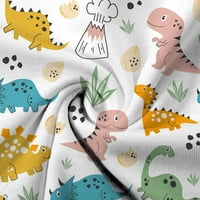 Povratak u školsku štednu čišćenje zpanxa djevojka dječaka odjeća kratki rukav crtani dinosaur uzorak