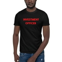 3xl Crveni investicijski službenik kratkih rukava pamučna majica majica u nedefiniranim poklonima