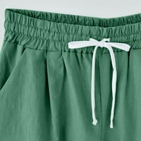 Aaiymet Teretane kratke hlače Žene Žene Ležerne prilike savremene kratke hlače za kratke hlače sa džepovima