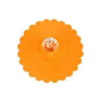 Guvpev dijamantski silikonski propuštao otporan na kavu usisava kapa za molbu za jazbito brtve - narandžasta