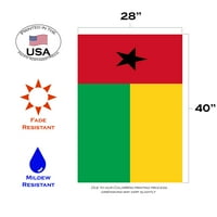 Toland Home Garden Zastava Gvineje-Bissau Zastava kuće