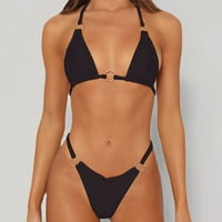 Seksi bikini za žene kupaći kostim bikini kupaći kupaći kostimi Poklon crni l