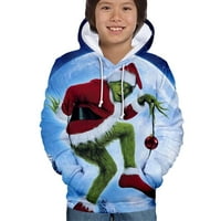 Muškarci smiješni božićni džemper - snježno smiješan koji je ukrao božićni obrazac