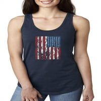 Normalno je dosadno - Ženski trkački rezervoar, do žena Veličina 2XL - Američka zastava 4. jula
