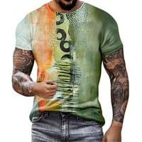 Modni vrhovi za muškarce Ljetne pamučne labave majice Moda Hip Hop Srednja odjeća Grafička majica Casual
