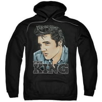 Elvis Presley - Grafički kralj - pull-preko hoodie - XXX-Large