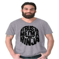 Smiješno mi vjerujem da sam ninja šala V izrez majica majica muške brine za brisko 2x