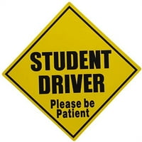 Studentski vozač Molimo budite pacijentski naljepnica sa branilom OPREZ ZNAČITE CAR DECAL 5 5