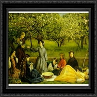 Apple cvjeta crno ukrašeno drvo uokvireno platno umjetnost Tissot, James Jacques Joseph