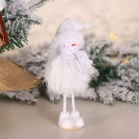 Božićni slatki snjegović plišana lutka igračka bijeli snjegović božićni rekvizirani dječje igračke božićni