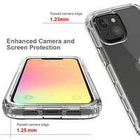 Mantto iPhone mini futrola, cjeloviti poklopac karoserije Clear Case za zaštitu branika - Poklon od