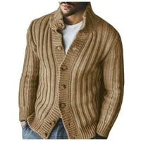 Muški džemperi KARDIGAN Džemper za muškarce Muška jesen i zimska dukserica Dugi rukava Pleteni kardigan