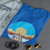 California, Nevada, Tahoe Lake Forest Srednje grafička ženska majica, Ženska velika