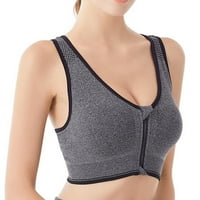 Absuyy Sports Bras za žene Intimira Casual Yoga Solid SOLID bez rukava Hladna ramena, grudnjaka BRA