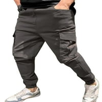 Muški multi džepovi casual kombinezona zadivljujuće pantalone na tankim nogama
