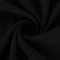 Haljine za djeveruše za vjenčanje modne V-izrez Loze čipke dugih rukava srednje dugotrajna haljina crna