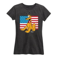 Disney - Americana - Plutona USA zastava - Ženska grafička majica kratkih rukava