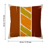HGW geometrijska serija ispisana jastučna linija apstraktna breskva koža kućica na kauč na kauč na kauču