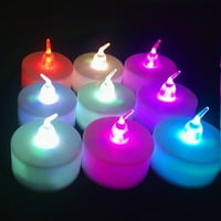 LED čajne svjetla svijeće - promjena boja svijeća u boji - dugotrajnu bateriju lažne svijeće - ukras za vjenčanje, Noć vještica i Božić