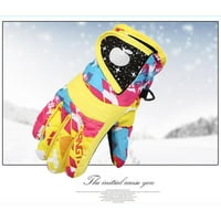 Fdelink zimske rukavice za dječje dječake Dječji snijeg Vjetrootporni rukavi na otvorenom Skijanje Topla