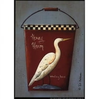 Henry Heron Bucket Poster Print by Jill Ankrom - 7