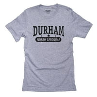 Trendy Durham, Sjeverna Karolina sa zvijezdama Muška siva majica