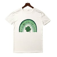 Muška svakodnevna majica St.Patrick's Day 3D Print Zelena grafička ispis Kratka rukava casual bluza